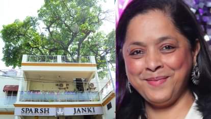 three storey house built without cutting a single branch of tree