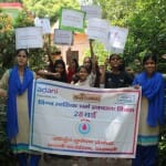 माहवारी को लेकर जागरूकता अभियान चलाया