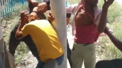 youths brutally beat up three boys on the platform of Mirganj station in Bareilly