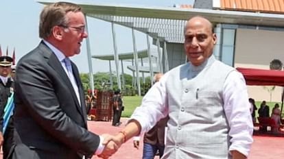 Boris Pistorius: German Defense Minister arrives in India, guard of honor given in presence of Rajnath