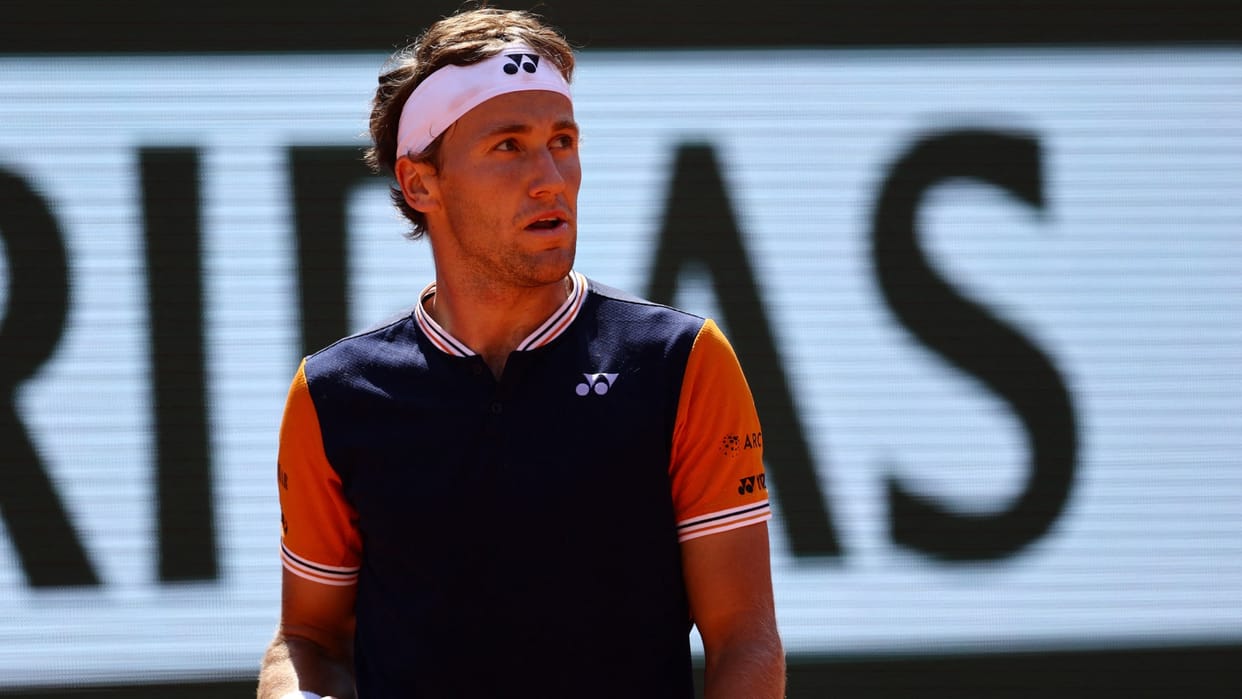 French Open casper ruud in quarter-finals of Grand Slam for third time Alcarez vsTsitsipas in the last-8