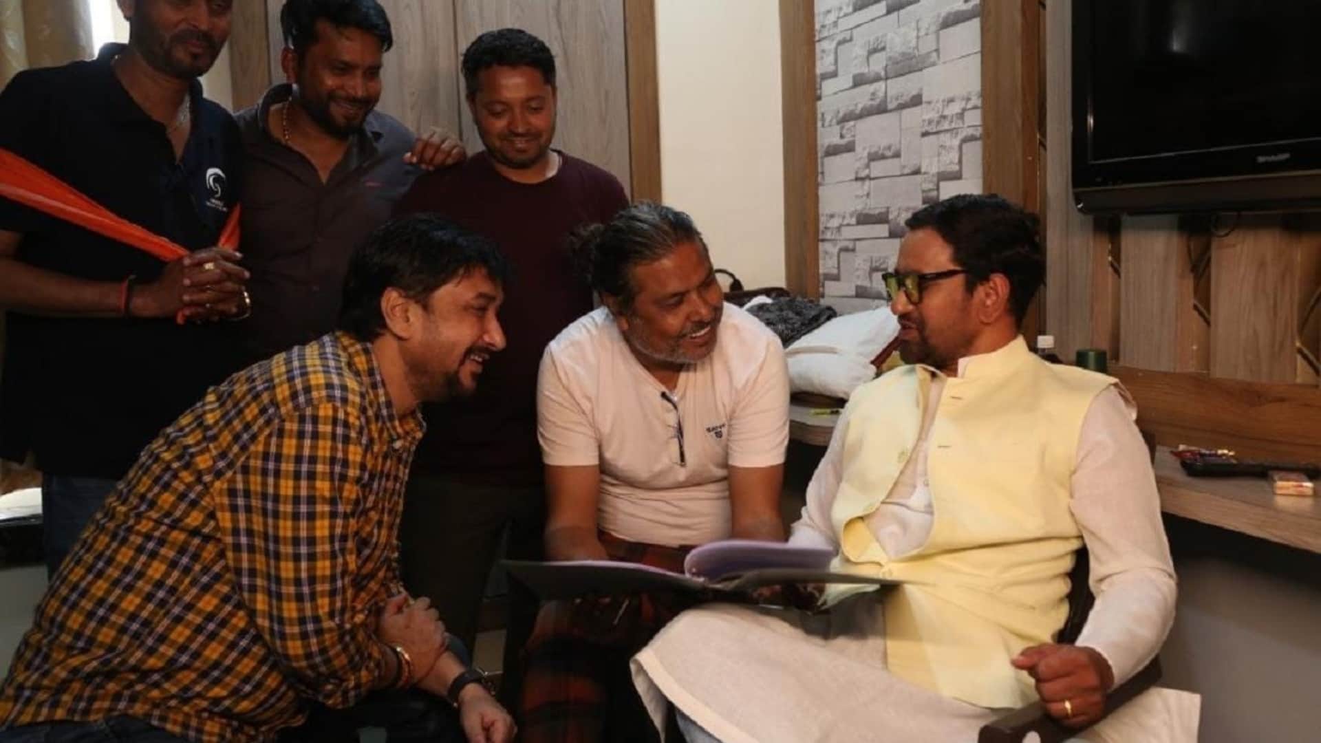 Dinesh Lal Yadav starrer film hamar naam ba kanhaiya shooting completed in Lucknow this movie have no actress