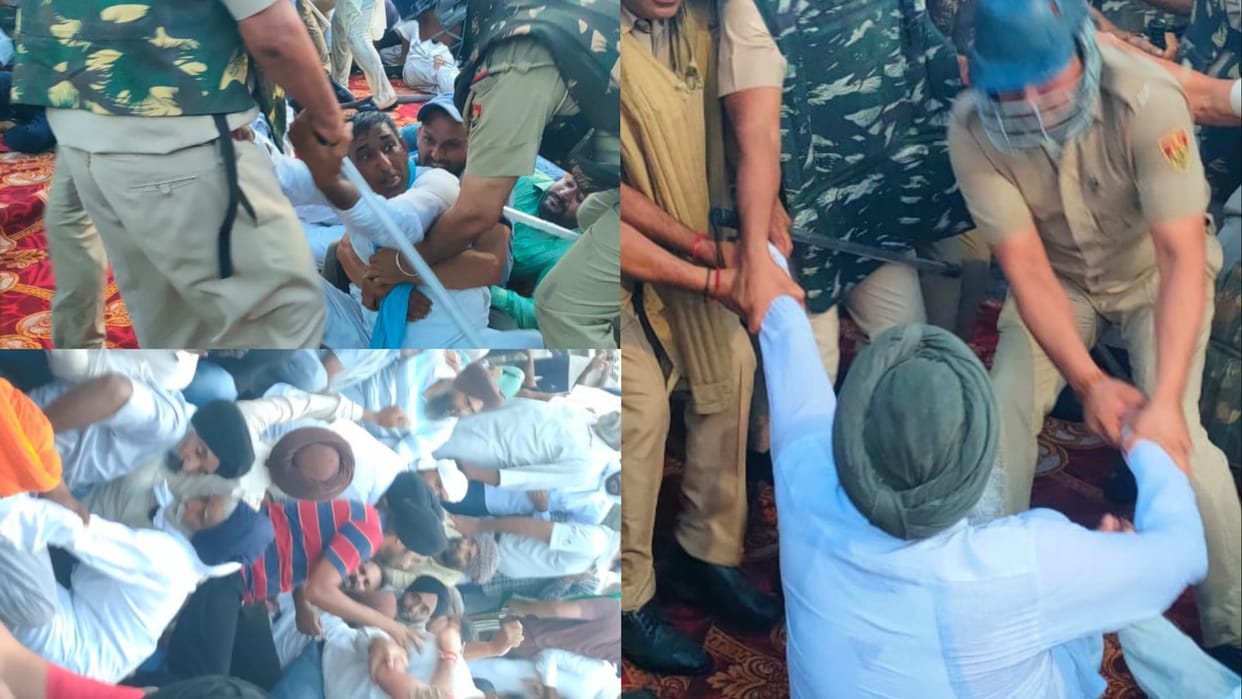 Demonstration in Kurukshetra regarding sunflower purchase, Panchayat of farmers will held under leadership BKU