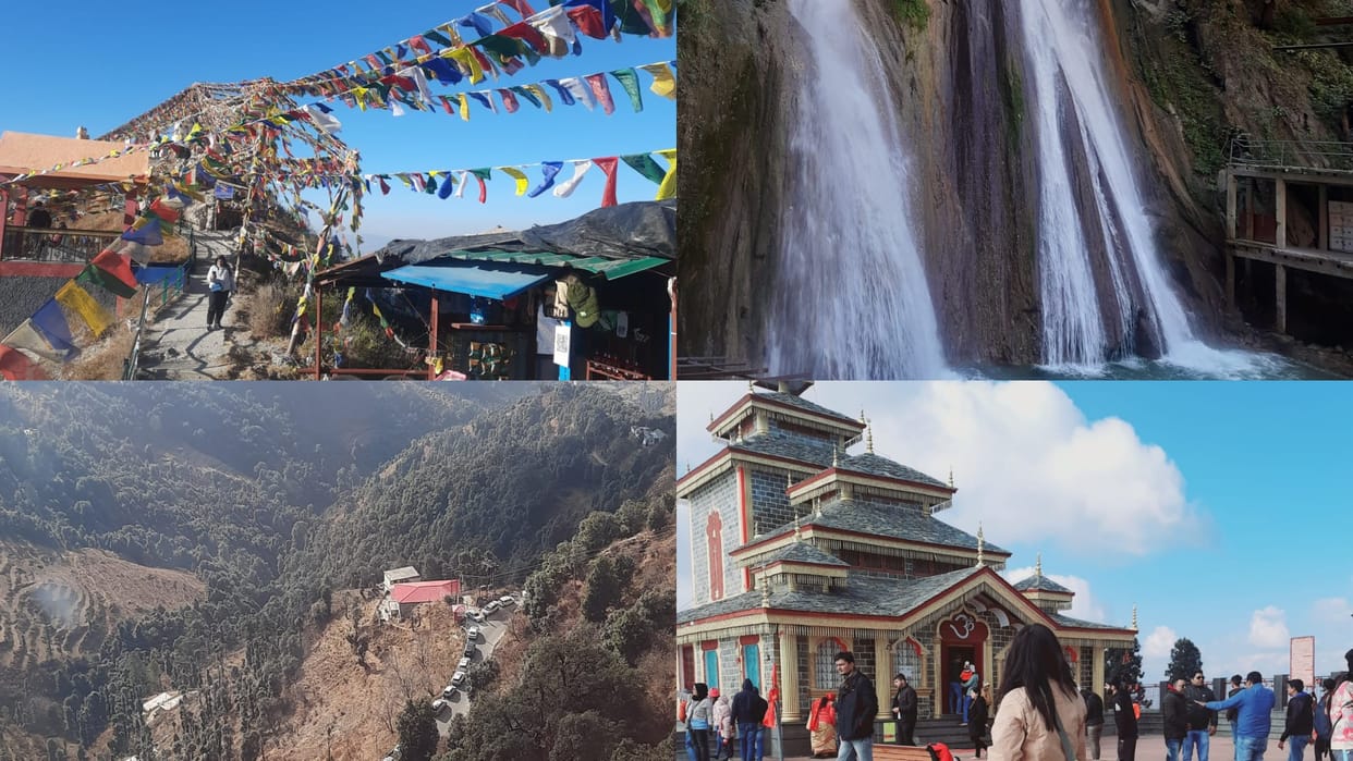 Mussoorie To delhi Trip budget cost for two Days best tourist places in mussoorie in hindi