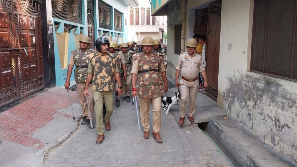 Ruckus over possession of land, stone pelting on police, five arrested