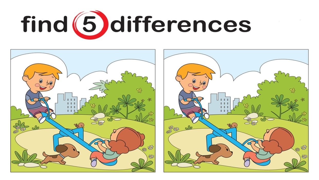 Optical Illusion: Can You Spot Five Differences In This Puzzle? Check Your Brain IQ