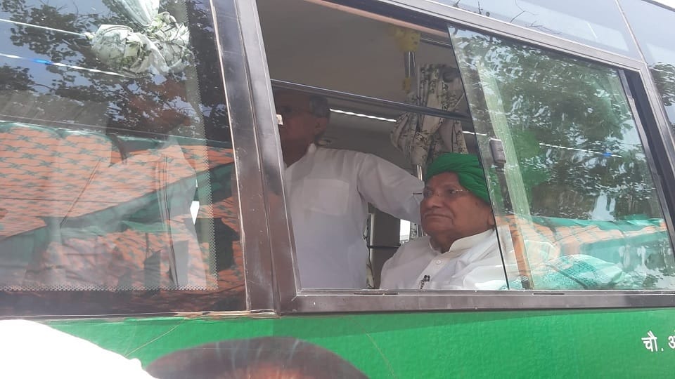 Parivartan Yatra reached Fatehabad: Abhay Chautala did not attend, former CM OP Chautala addressed