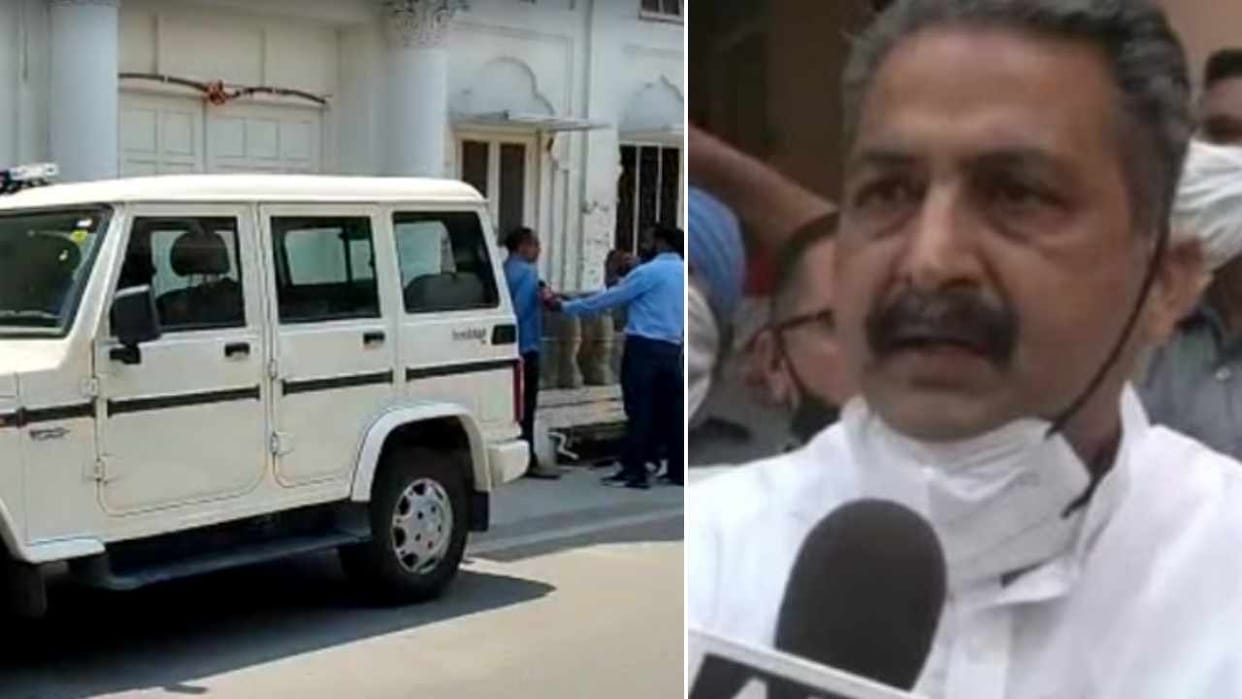 Punjab Vigilance raid at residence of  former minister Vijay Inder Singla in Patiala