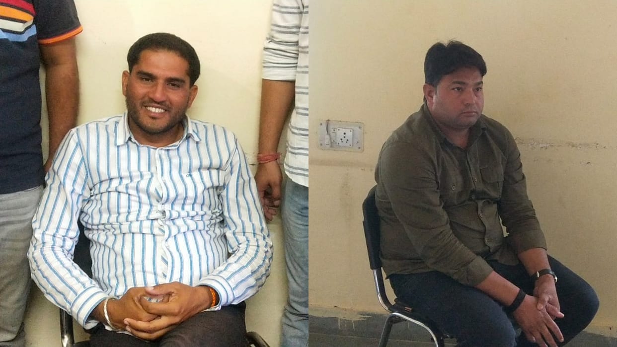 Sawai Madhopur Crime SHO arrested for demanding Rs 20,000 monthly detention in lieu of carrying illegal gravel
