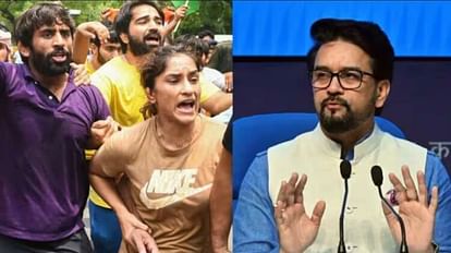 Wrestlers Protest: पहलवानों के साथ अनुराग ठाकुर की बैठक खत्म, 15 जून तक चार्जशीट और केस वापसी पर हुई चर्चा Anurag Thakur's meeting with wrestlers ends discussion on charge sheet and case withdrawal till June 15