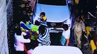 Uproar at toll plaza MLA supporters beat up toll workers, one toll worker seriously injured