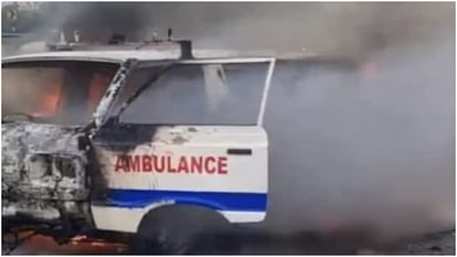Mother, injured son among 3 killed after ambulance set on fire in Manipur