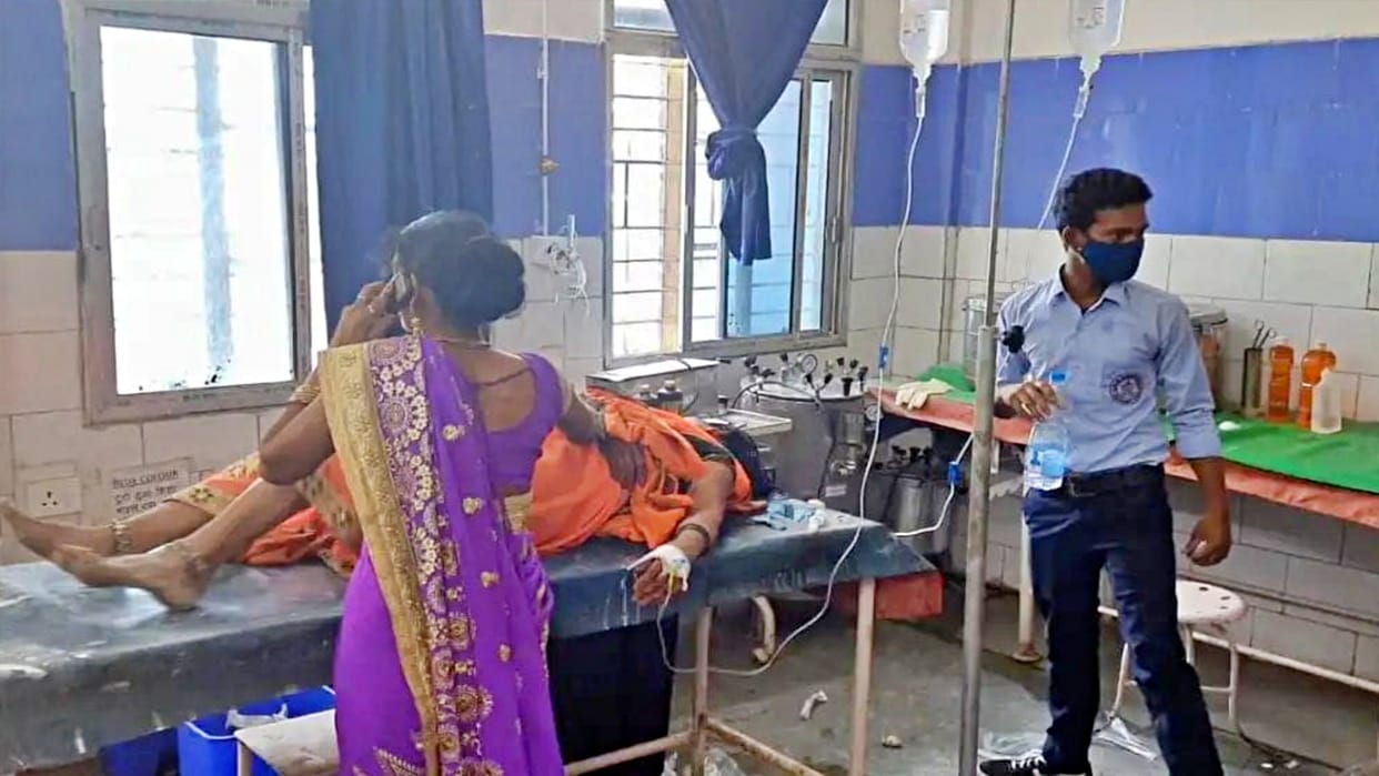 Woman attempted suicide in Aurangabad market