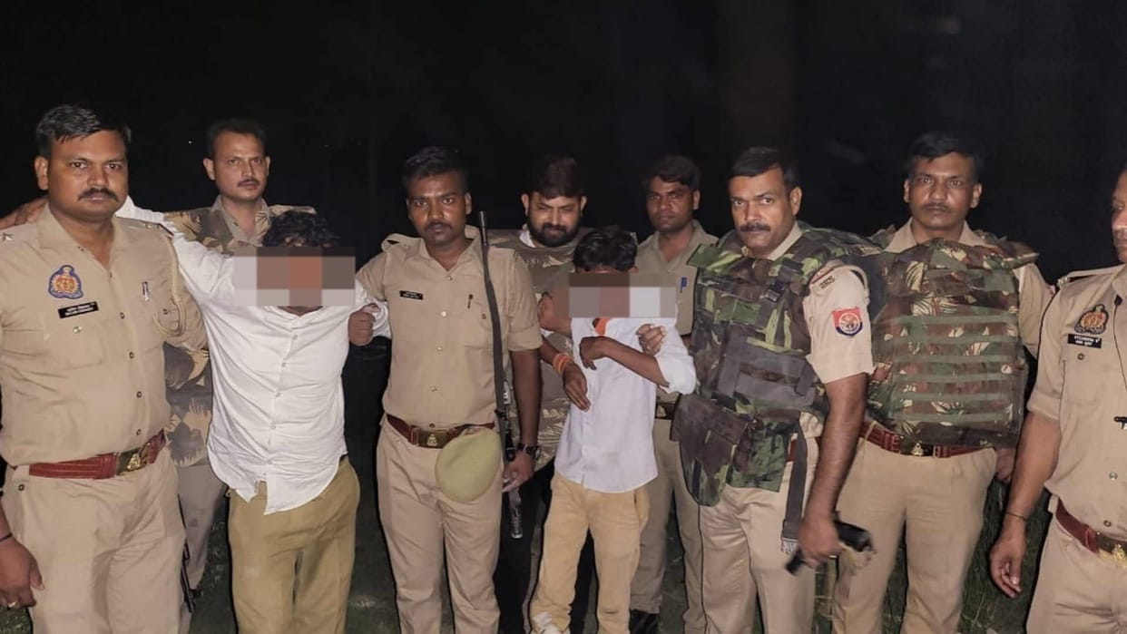Encounter between police and miscreants in kushinagar