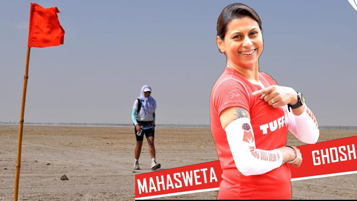First Indian Woman Mahasweta Ghosh completed world toughest Race ultra marathon in Sahara desert