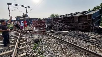 16 wagons of goods train derailed in Assam Many trains canceled some diverted Lates Updates