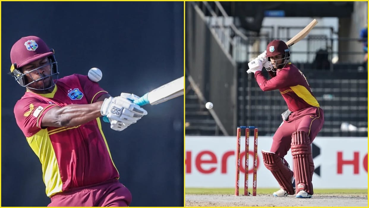 WI vs UAE West Indies won ODI series from UAE Brendan King and Johnson Charles blasted