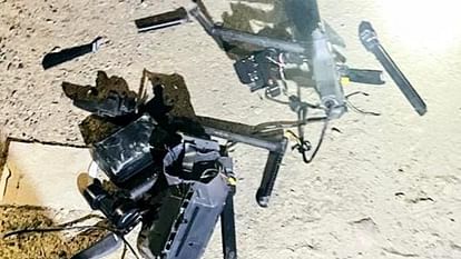 Border Security Force shot down drone coming from Pakistan in Bhaini Rajputa village of Amritsar