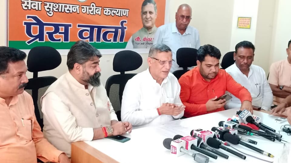 Education Minister Kanwarpal Gurjar commented on farmers protesting regarding MSP in Ambala
