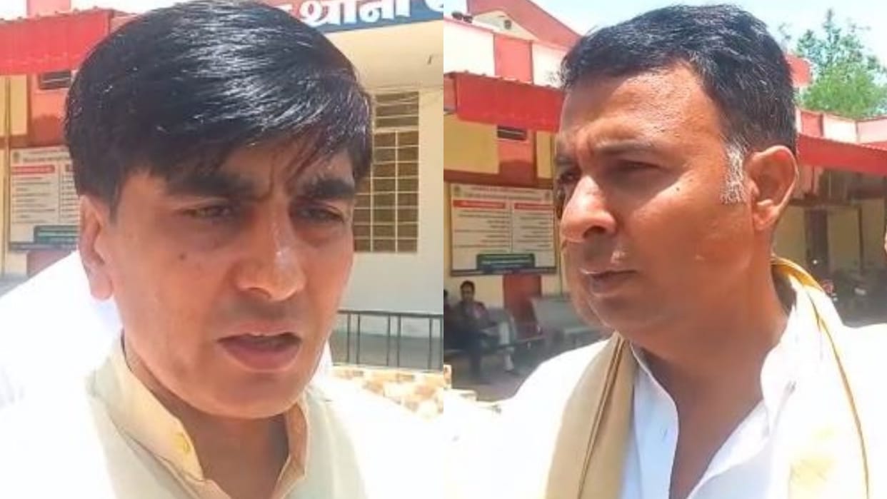 Jhunjhunu BJP protests over objectionable remarks in Siriyasar Kalan accused youth arrested in IT Act
