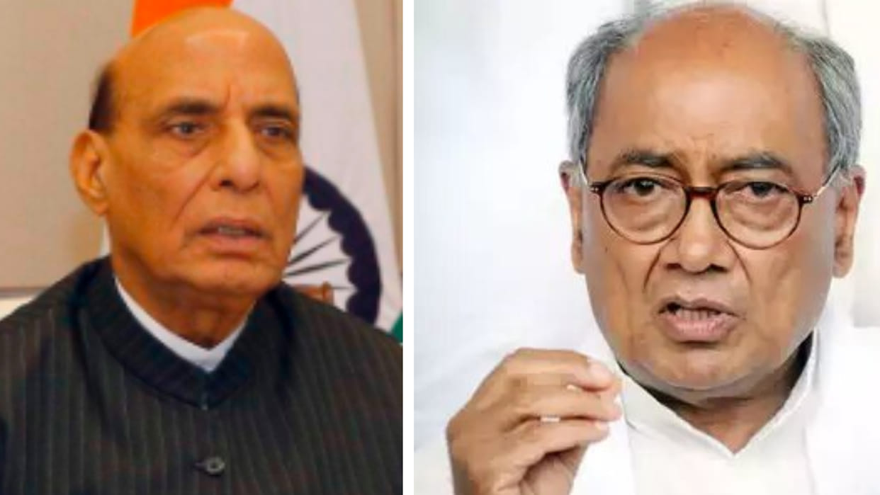 Digvijay Singh advised Rajnath Singh- Be careful! We doubt that Shivraj is making you Mamu too