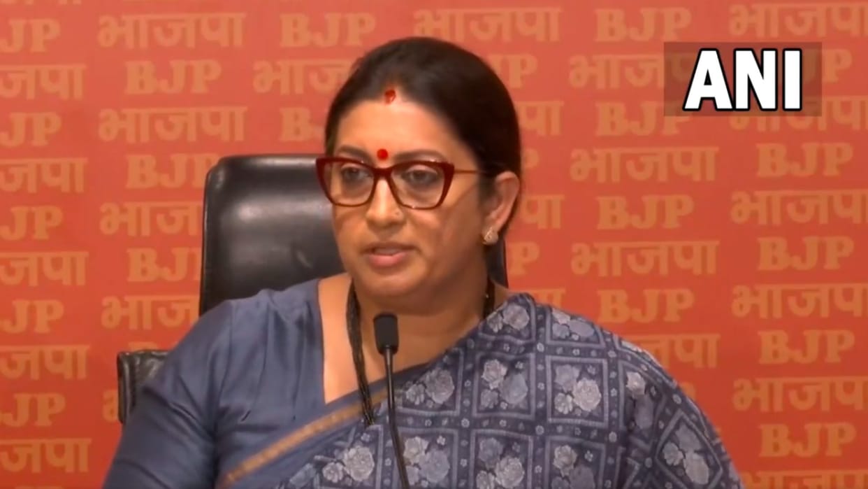 Union Minister Smriti Irani laid three projects foundation stone of 15 crore Virtually for Uttarakhand