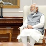अपनी भारत यात्रा के दौरान प्रधानमंत्री नरेंद्र मोदी के साथ चैटजीपीटी के संस्थापक सैम ऑल्टमैन