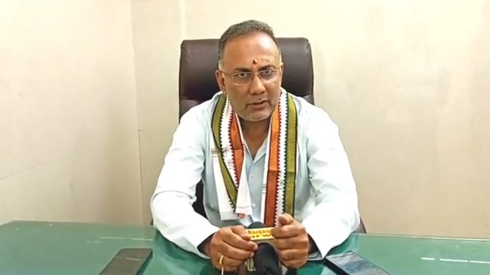 Karnataka minister Dinesh Gundu said land given to RSS in BJP rule will be reviewed
