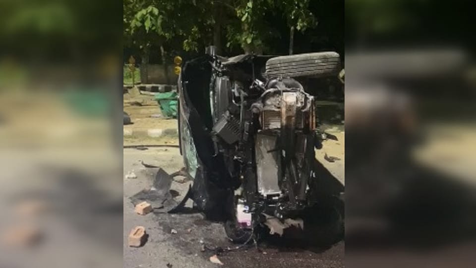 Delhi Accident Two people died in a road accident