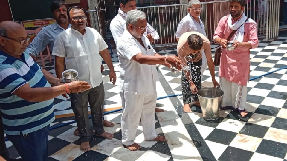 Namaz read in Srichandi temple attempt to disturb religious harmony