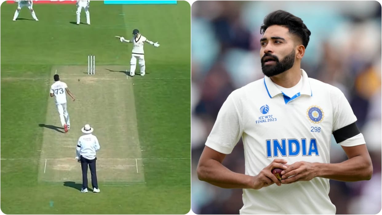 Mohammad Siraj on throwing the ball to Steve smith, says " It was nothing"