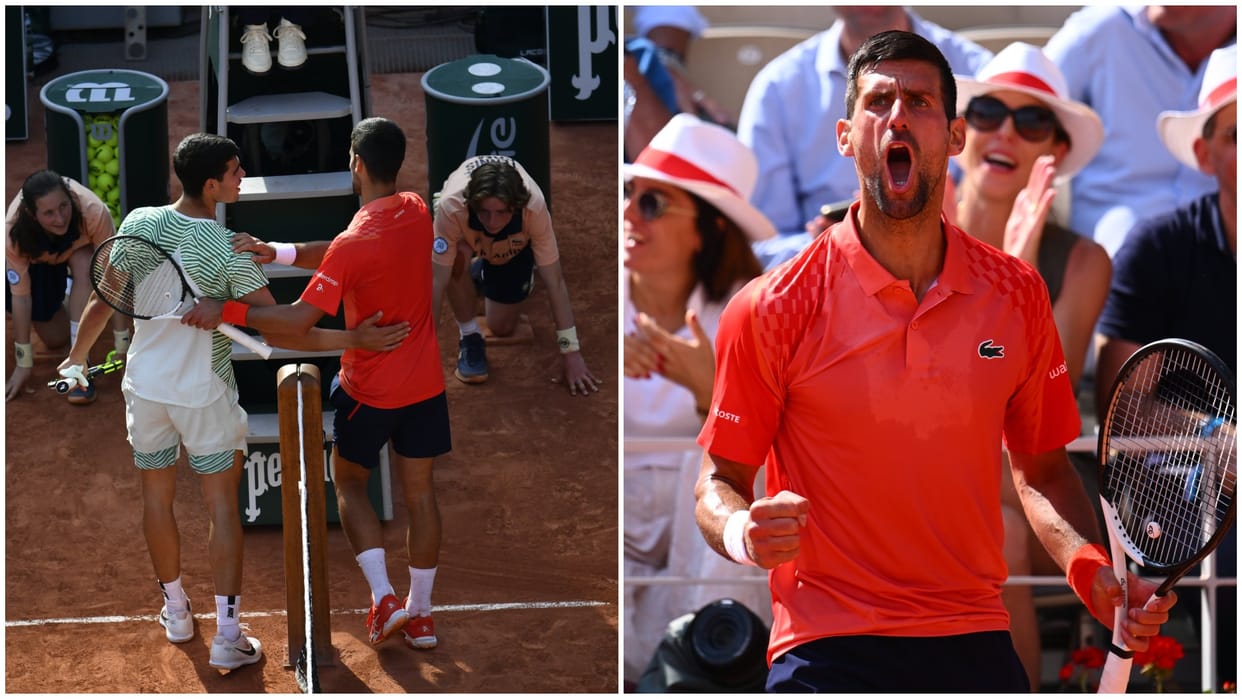 Novak Djokovic defeated carlos alcaraz in semi-finals reached final of the French Open for the seventh time
