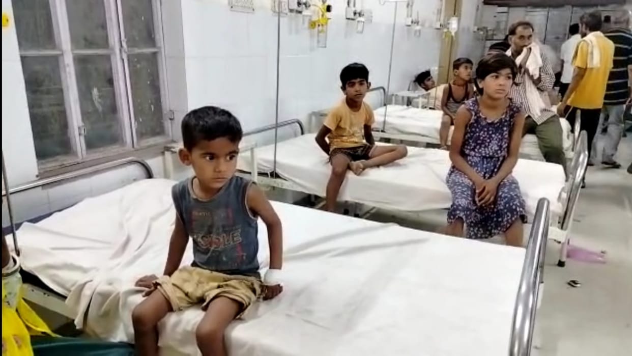 60 people ill after eating kulfi made from contaminated mawa seven children critical condition in Alwar