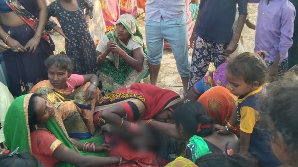 Tiger attacked the husband in front of wife in Lakhimpur kheri