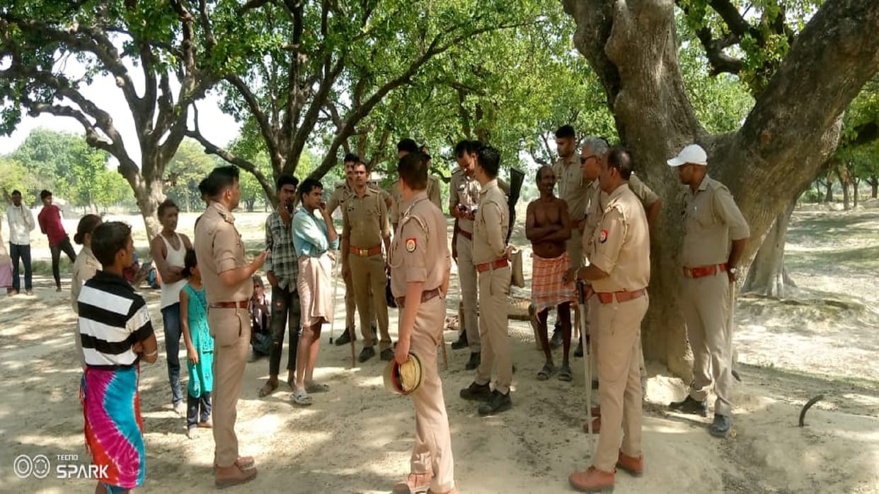 Farmers killed by beating with sticks during vigorous protest during measurement