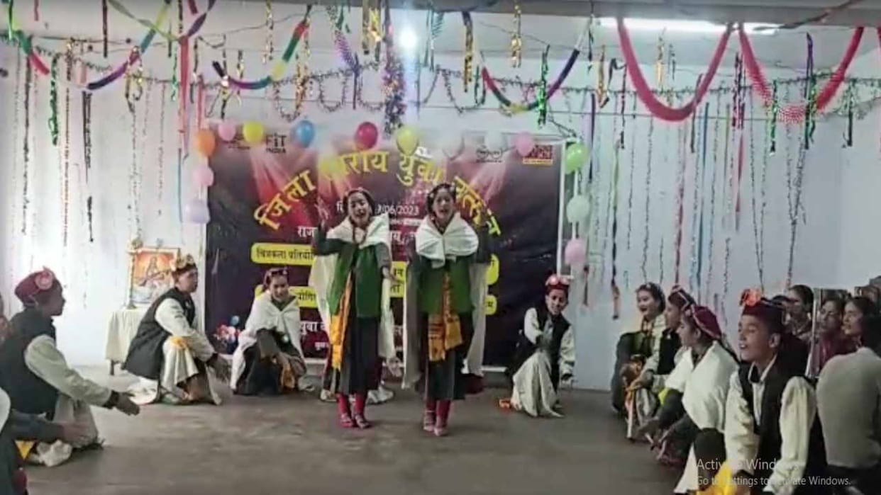 Youth festival booms in Kukumseri, ITI Udaipur wins in cultural program