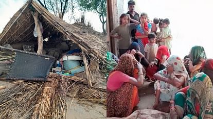 Dholpur News Elderly dies due to being buried in debris of house more than six people injured