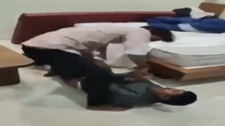 Cloth merchant was stripped naked in hotel room and beaten