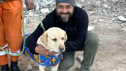 NDRF: Labrador Julie honored; Amazing work done in Turkey, saved the life of a six-year-old girl