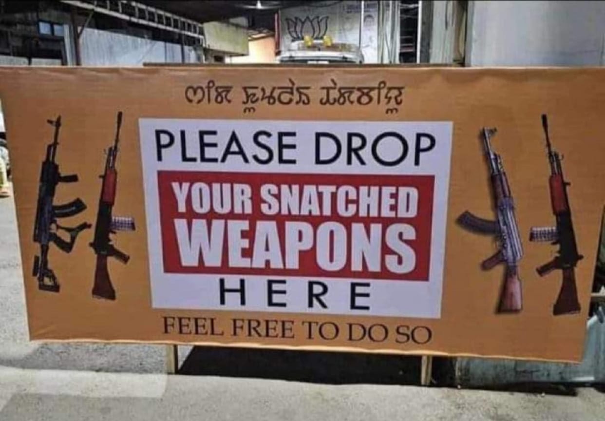 Manipur: MLA creates Dropbox to return looted weapons