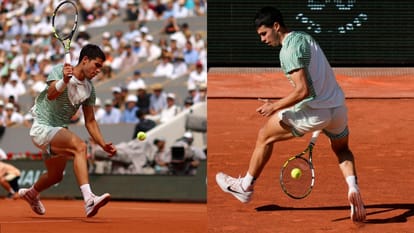 Novak Djokovic and fans In Awe As Carlos Alcaraz Does A Roger Federer in French Open semi final; Watch Video