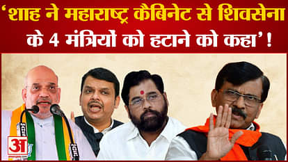 Sanjay Raut made a big claim, Shah asked the cabinet to remove 4 Shiv Sena ministers