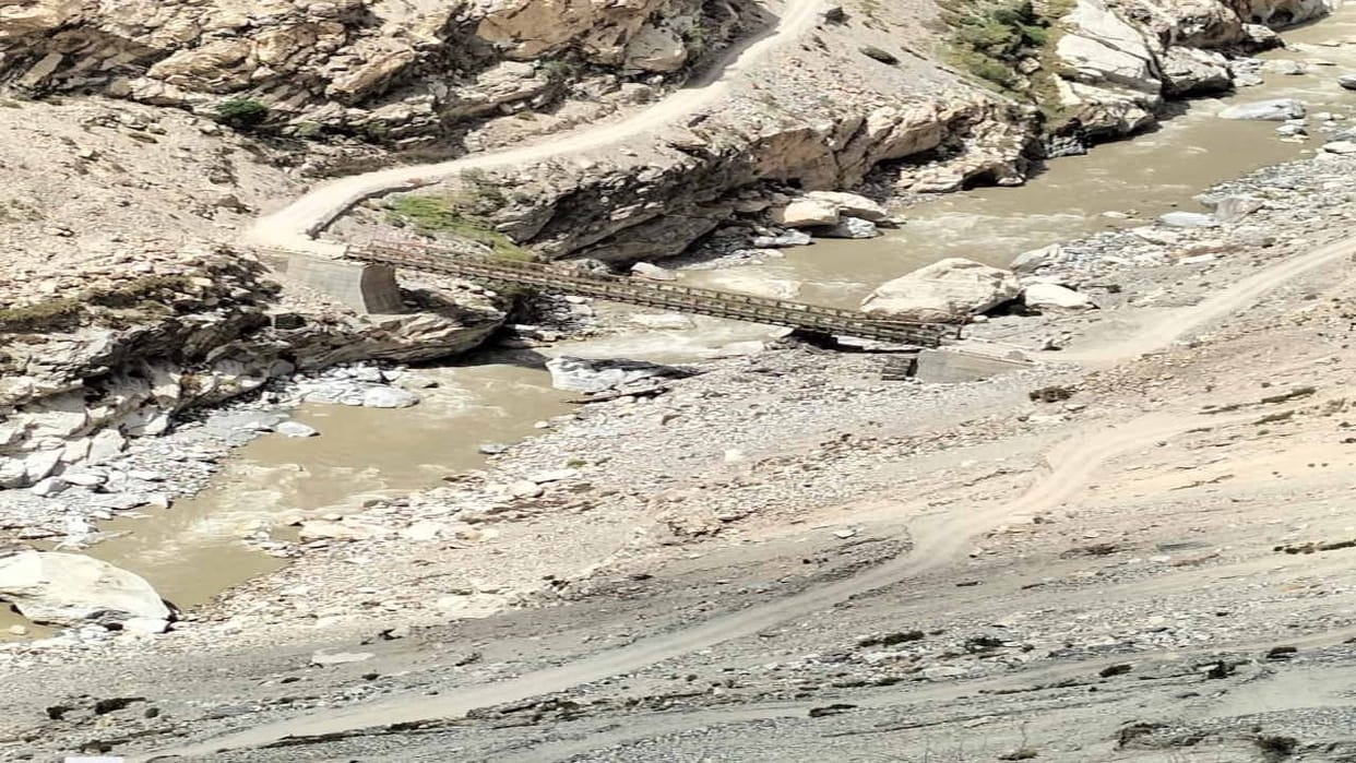 The road will be repared till Tashigang, the inaccessible area of Kinnaur adjacent to China, will cost 15.40 c