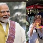पुणे में मिसल पाव का लुत्फ उठाते हिरोशी सुजुकी