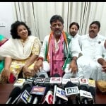 इंदौर पहुंचे उपमुख्यमंत्री शिवकुमार
