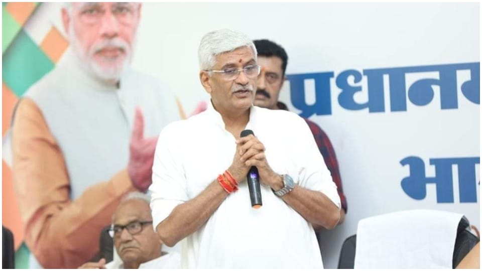 Jal Shakti Minister Gajendra Singh Shekhawat targeted Rajasthan Congress