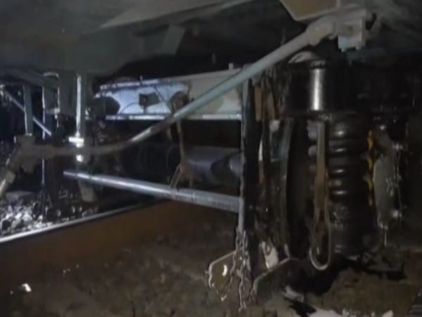 Midnapore Howrah local train derails at Kharagpur West Bengal