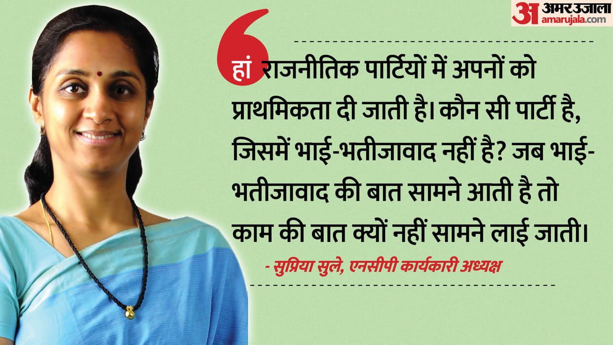 NCP Working President Supriya Sule on no party post for NCP leader Ajit Pawar