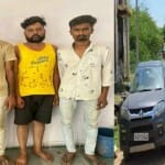 पुलिस की गिरफ्त में आरोपी