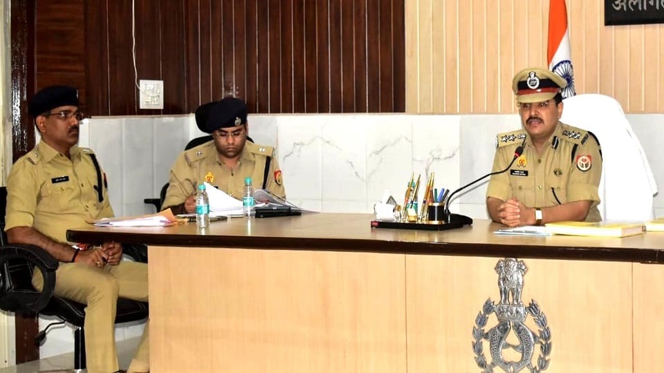 SSP Kalanidhi Naithani held monthly crime review meeting on Sunday night